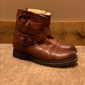 Frye Sherpa Lined Booties